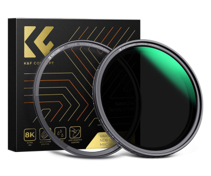Akcesoria Foto K&F Concept Nano-X MRC Fader ND8-128 - 62 mm